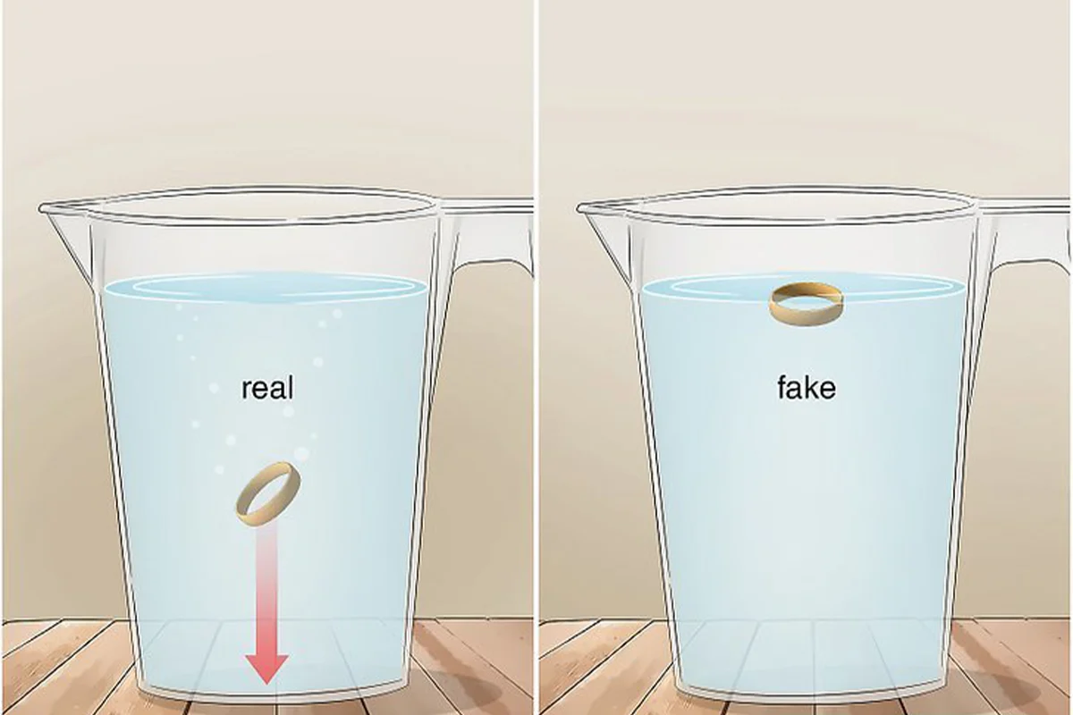 تست طلا در آب